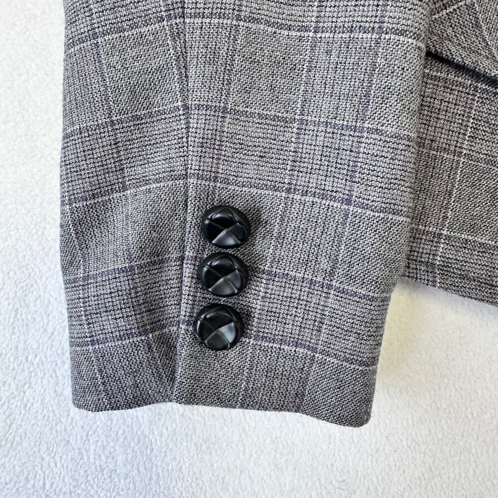 Pendleton Womens Jacket Elbow Patch Plaid Virgin … - image 6